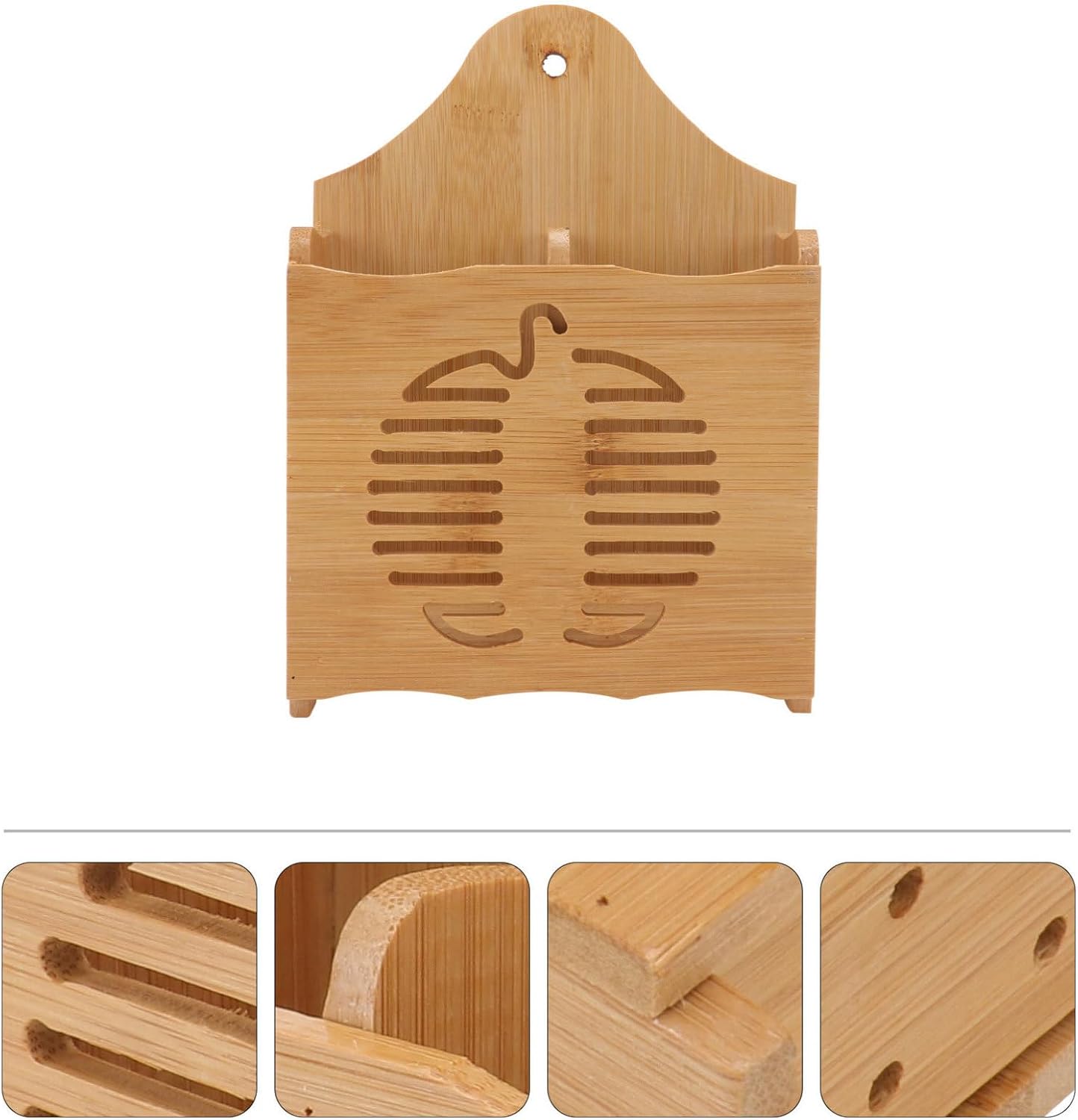 Garneck Chopsticks Organizer and Utensil Holder Kitchen Cutlery Storage Crock with Drainage for Home Dining Table Use, 1pcs Set