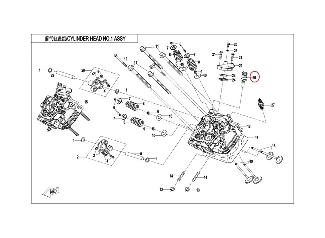 de temperatura del agua for CF 400 500 600 850 1000cc