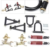 Vista 5 de Front Suspension Swingarm Assembly, Diy Parts for Buggy Electric Atv Go Kart Bike (Us Stock)