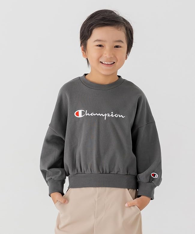 Amazon.co.jp: チャンピオン トレーナー スウェット 子供服 キッズ 