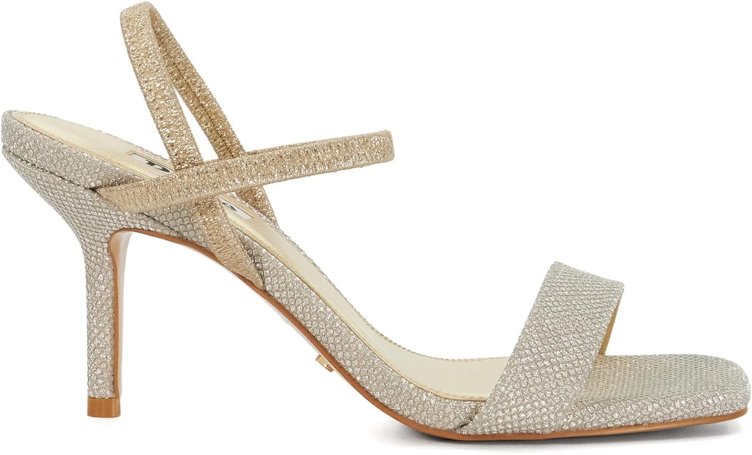 Dune London Women's METHODICAL Heeled Sandal, Gold, 10 - Image 2