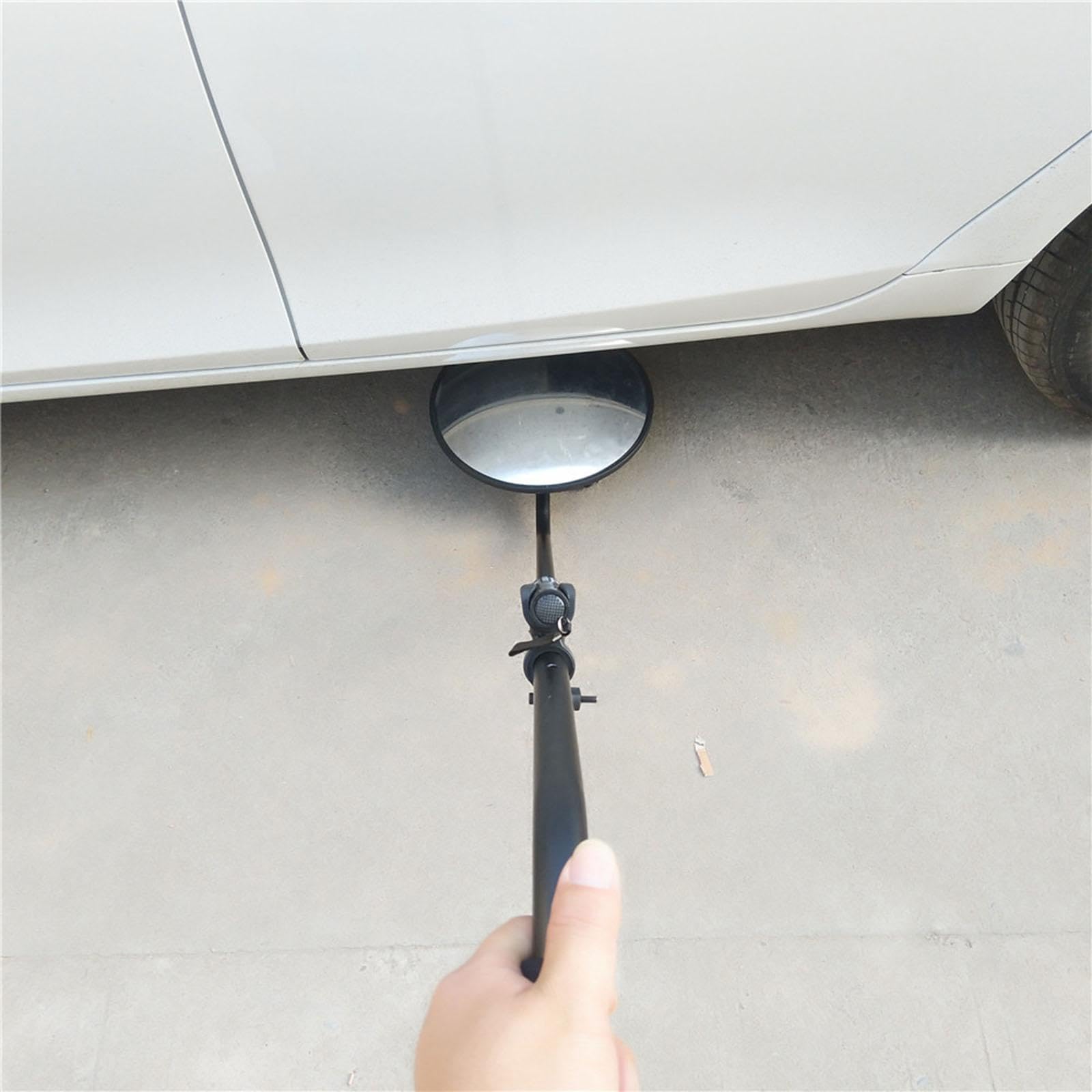 Espejo de inspección telescópico con luz LED y Mango Ajustable para inspección rápida de vehículos y reparación de automóviles. Espejo