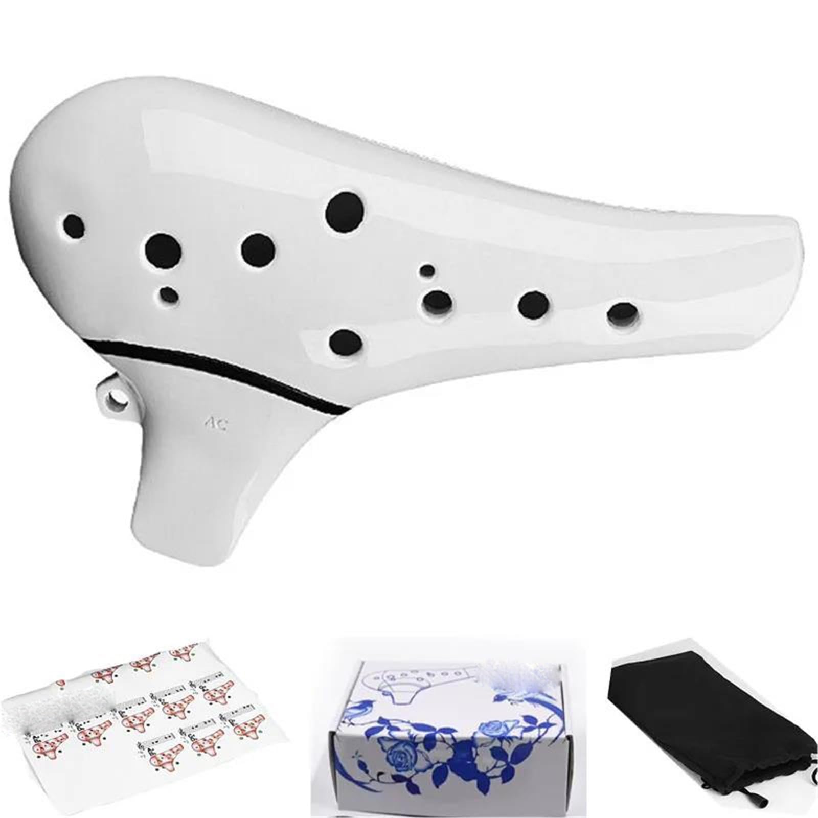 Ocarina Ocarina Professionale A 12 Fori Realizzata In Resina Ideale Per Principianti