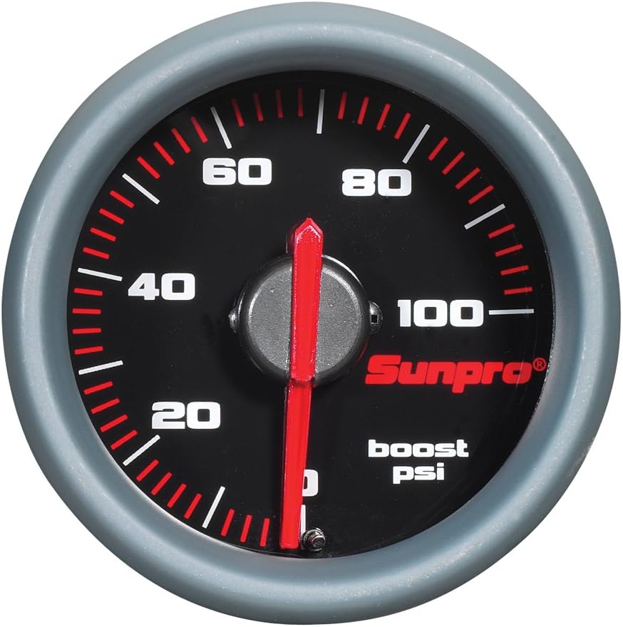Sunpro CP7029 Sport ST 2" Mechanical Boost Gauge Kit