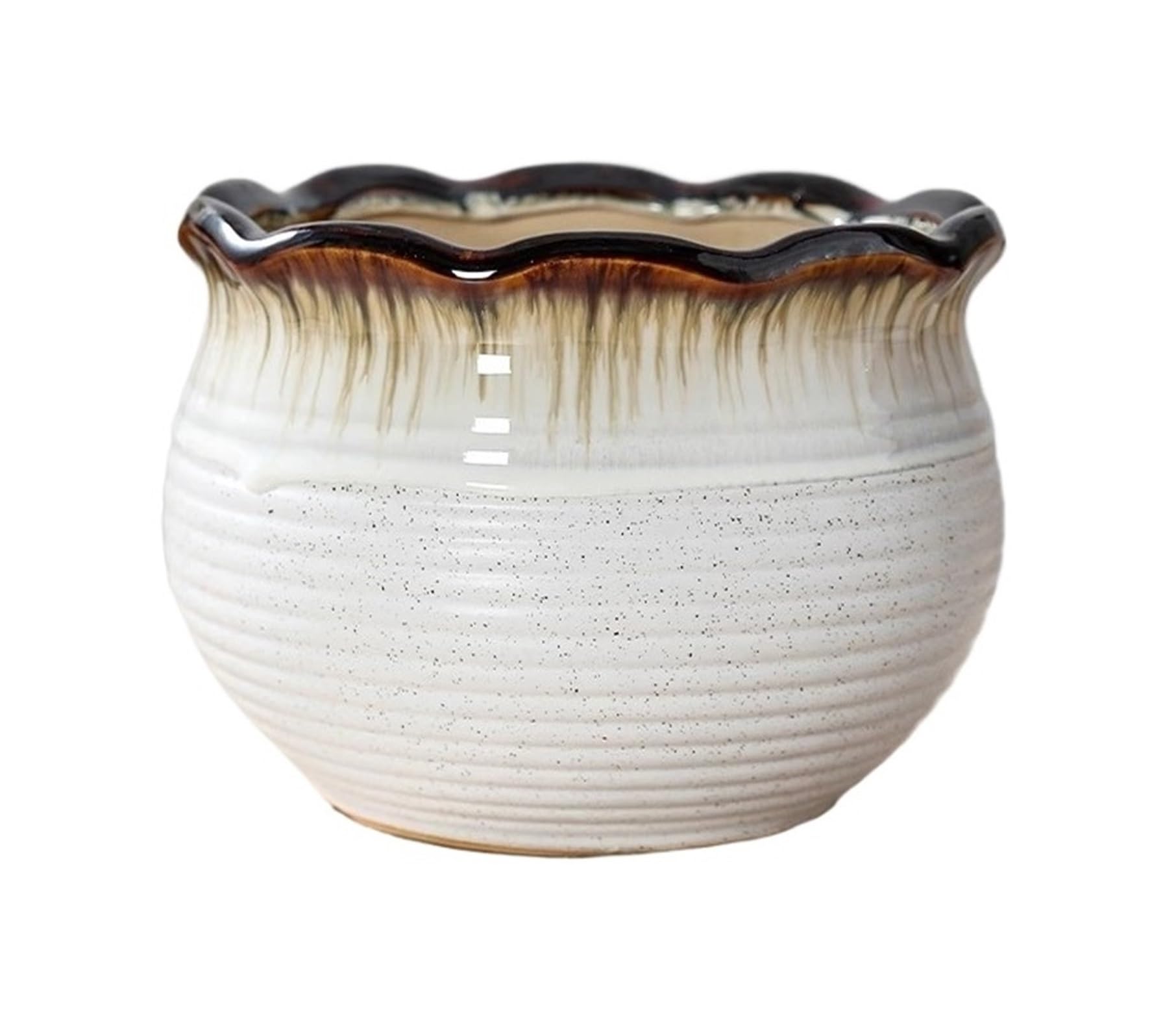 guiling-1986 Pots for Plants Ceramic Flower Pots Suitable for Planting Orchids Aloe Vera Phalaenopsis Other Plants Flower Pot