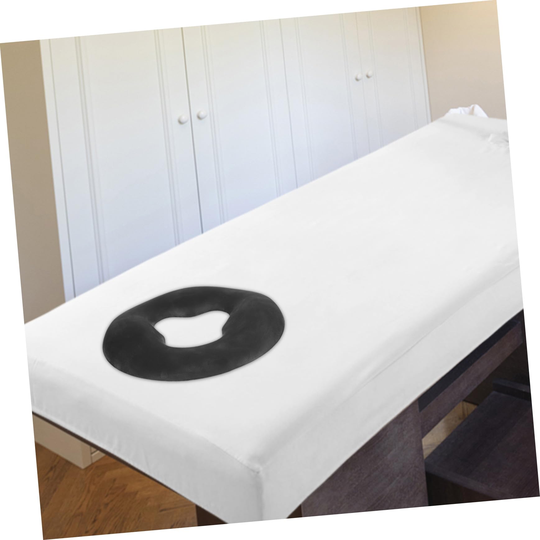 COLLBATH Almohada De Silicona Para Camilla De Masaje Cojín Facial Con Agujero Para Tratamientos De Belleza Reposacabezas Cómodo Y Fácil De Limpiar Para Spa Y Salón
