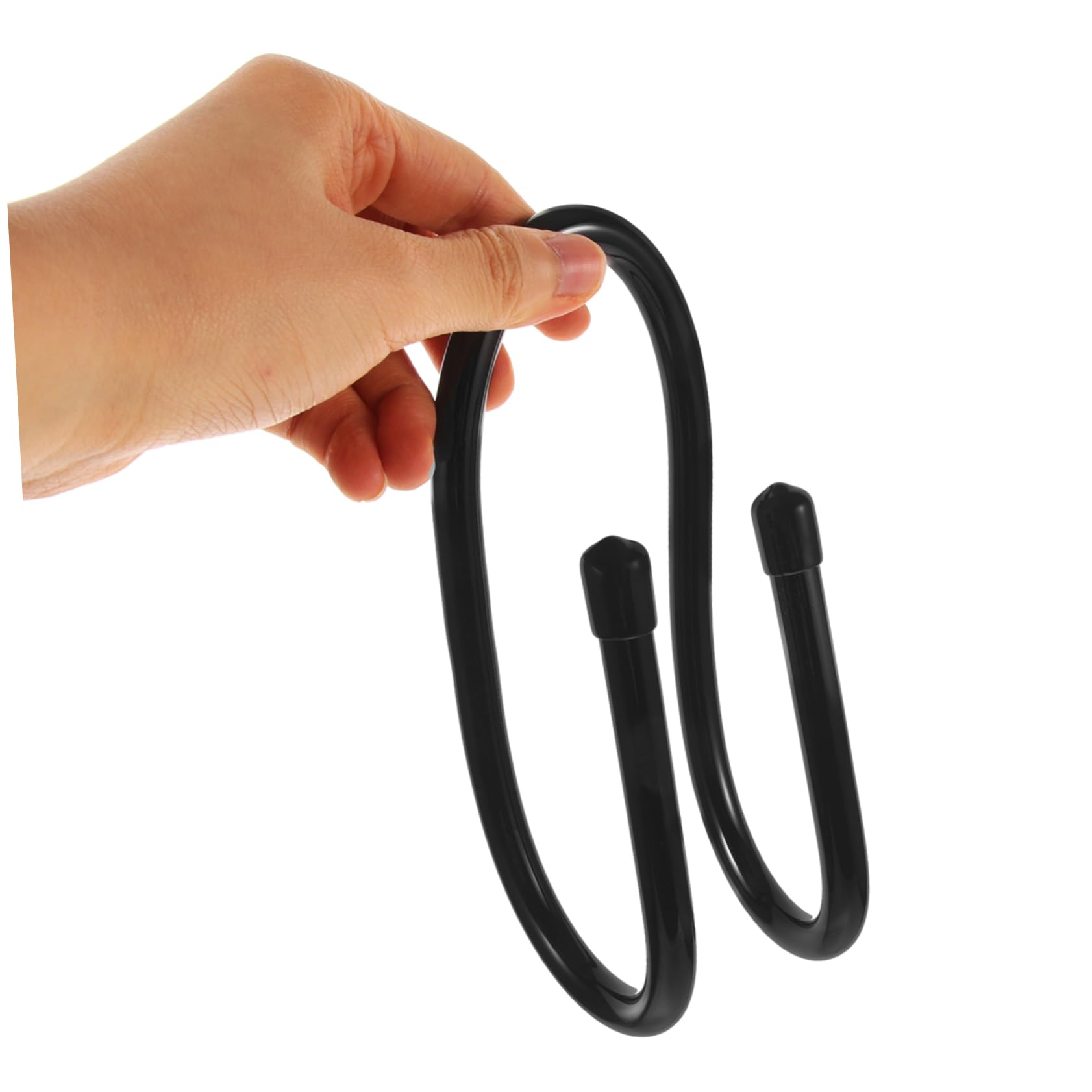 UKCOCO Crochets de Clôture 6 Pièces en Plastique Noir pour Rangement