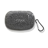 Transparent Soft TPU Protective Case Cover Compatible with Cleer ARC II Sport Open-Ear True Wireless Bluetooth Headphones, Protective Skin Sleeve with Carabiner (Clear)