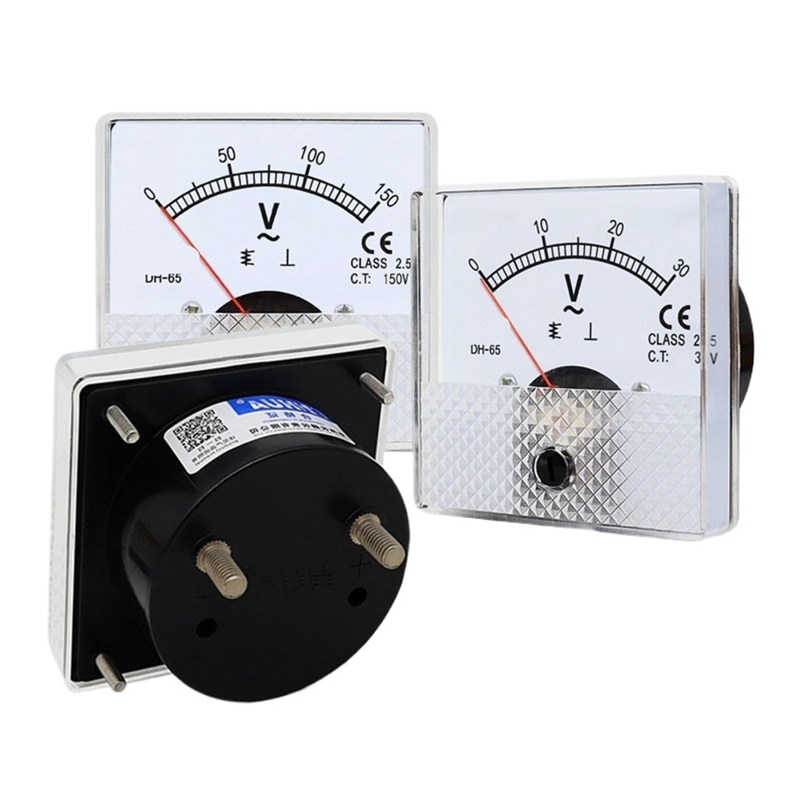 Voltímetro de CA DH-65 (5 V, 10 V, 15 V, 20 V, 25 V, 30 V, 50 V, 75 V, 100 V, 150 V, 200 V, 300 V, 450 V, 500 V, 600 V)(AC VOLTMETER_AC 600V)