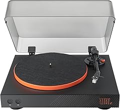 JBL Spinner BT - Bluetooth with AptX-HD™ Turntable, Components, Removable Headshell, Aluminum Platter and Belt Drive, Moving Magnet Cartridge pre-Installed (Black)