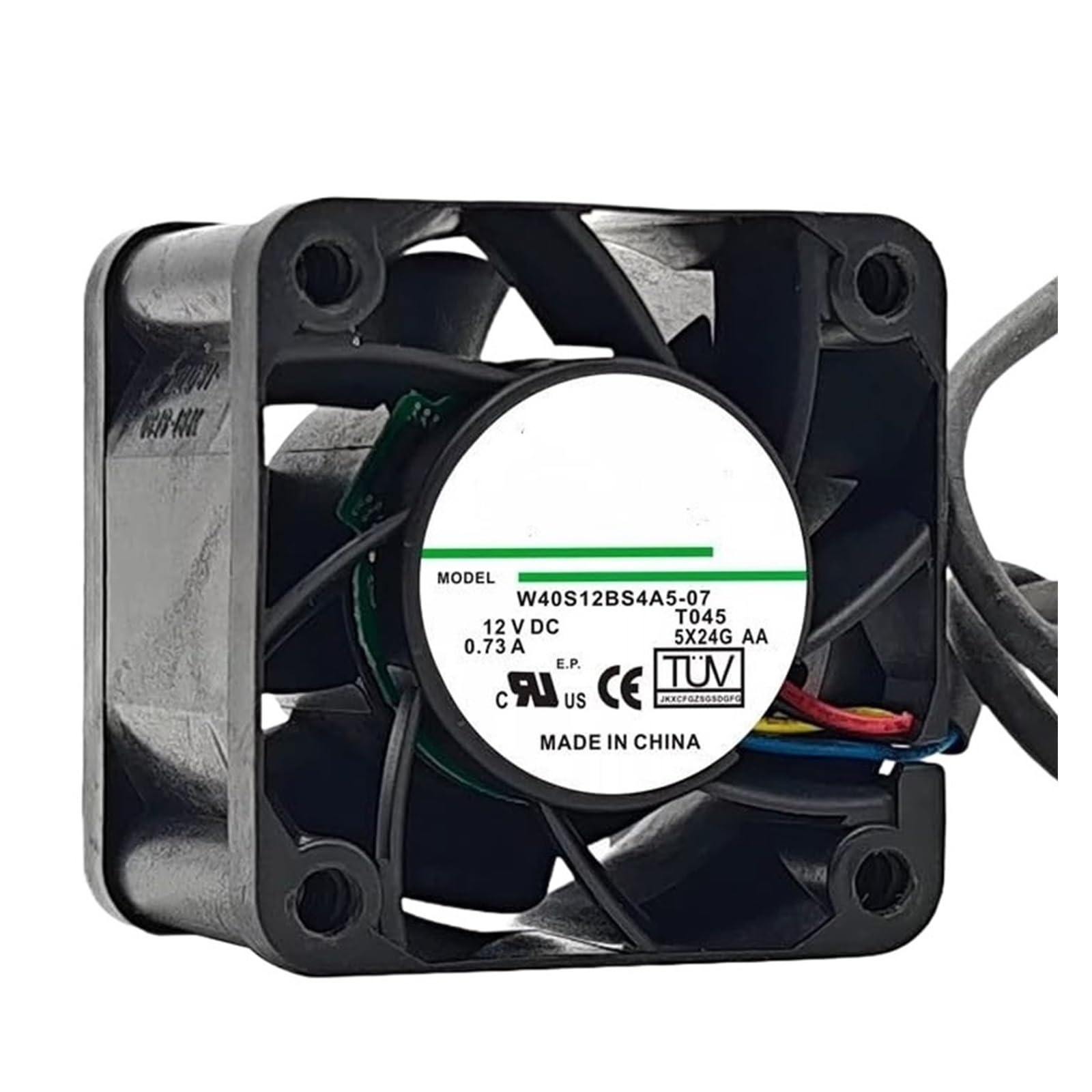 TSCFHGQI 4028 W40S12BS4A5-07 DC12V 0.73A 40 * 28mm four-wire fan