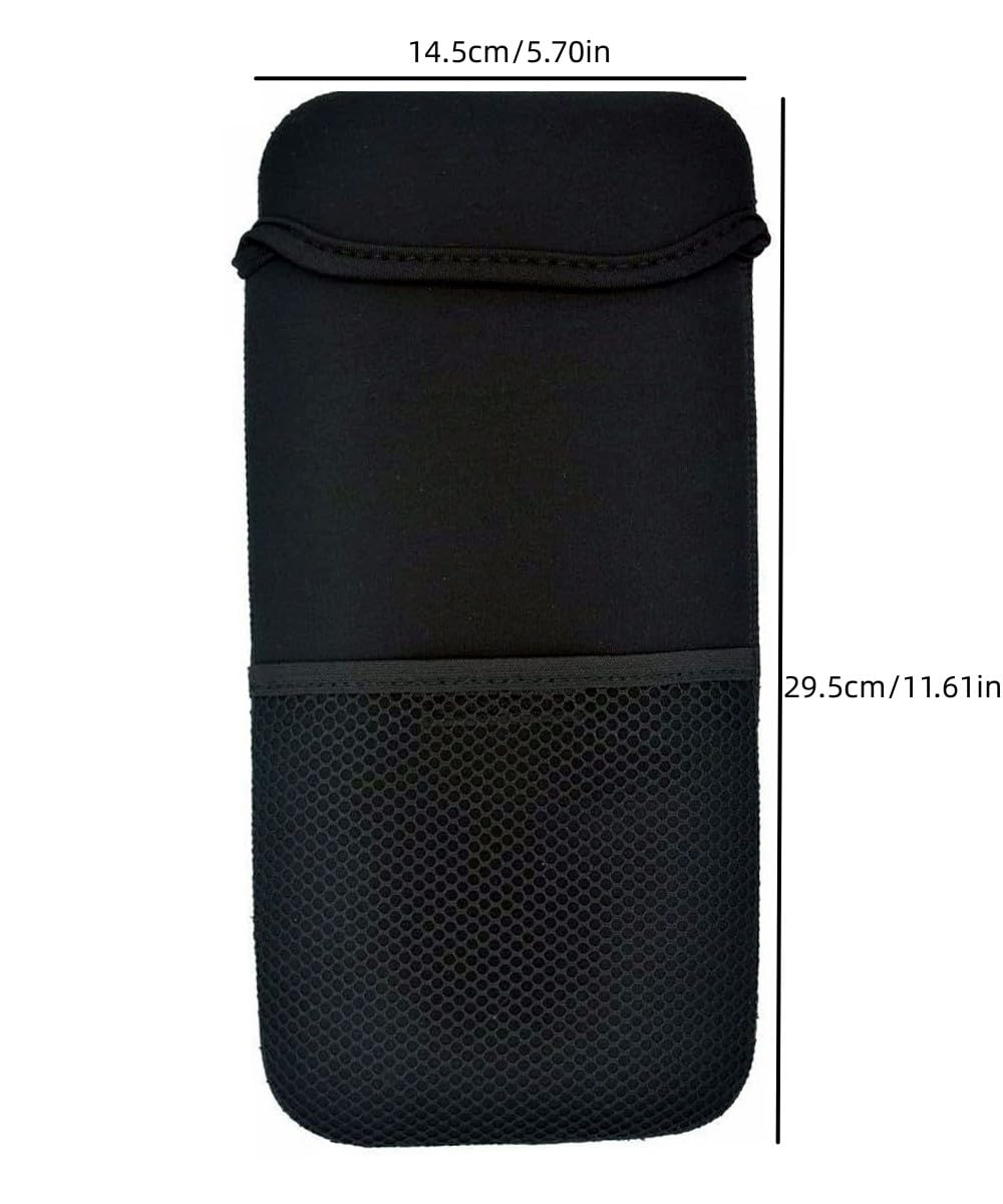 Orchidtent, custodia protettiva in neoprene per tastiera portatile senza fili Logitech K380 multidevice Bluetooth e tastiera Arteck HB030B, colore nero