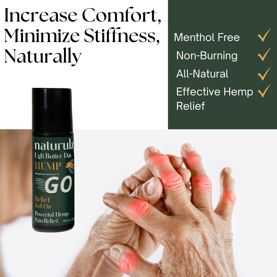 Ugli Butter Hemp Daytime Roll-On -Joint & Muscle Comfort Topical 3oz — Amazon image 5