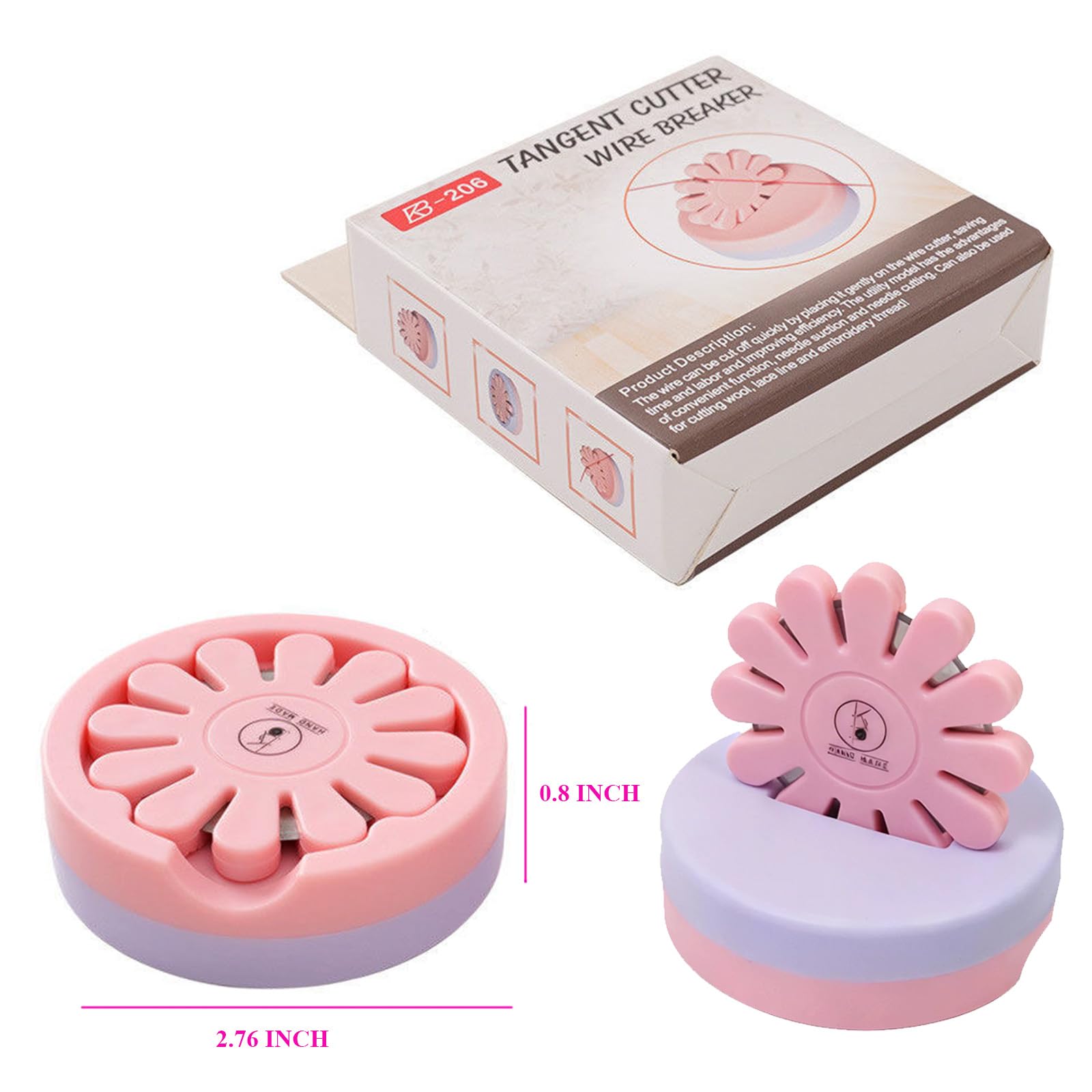 Sewing Thread Cutter - Flower Shape & Magnetic Holder -3 Sewing Thread Cutter - Flower Shape & Magnetic Holder -3