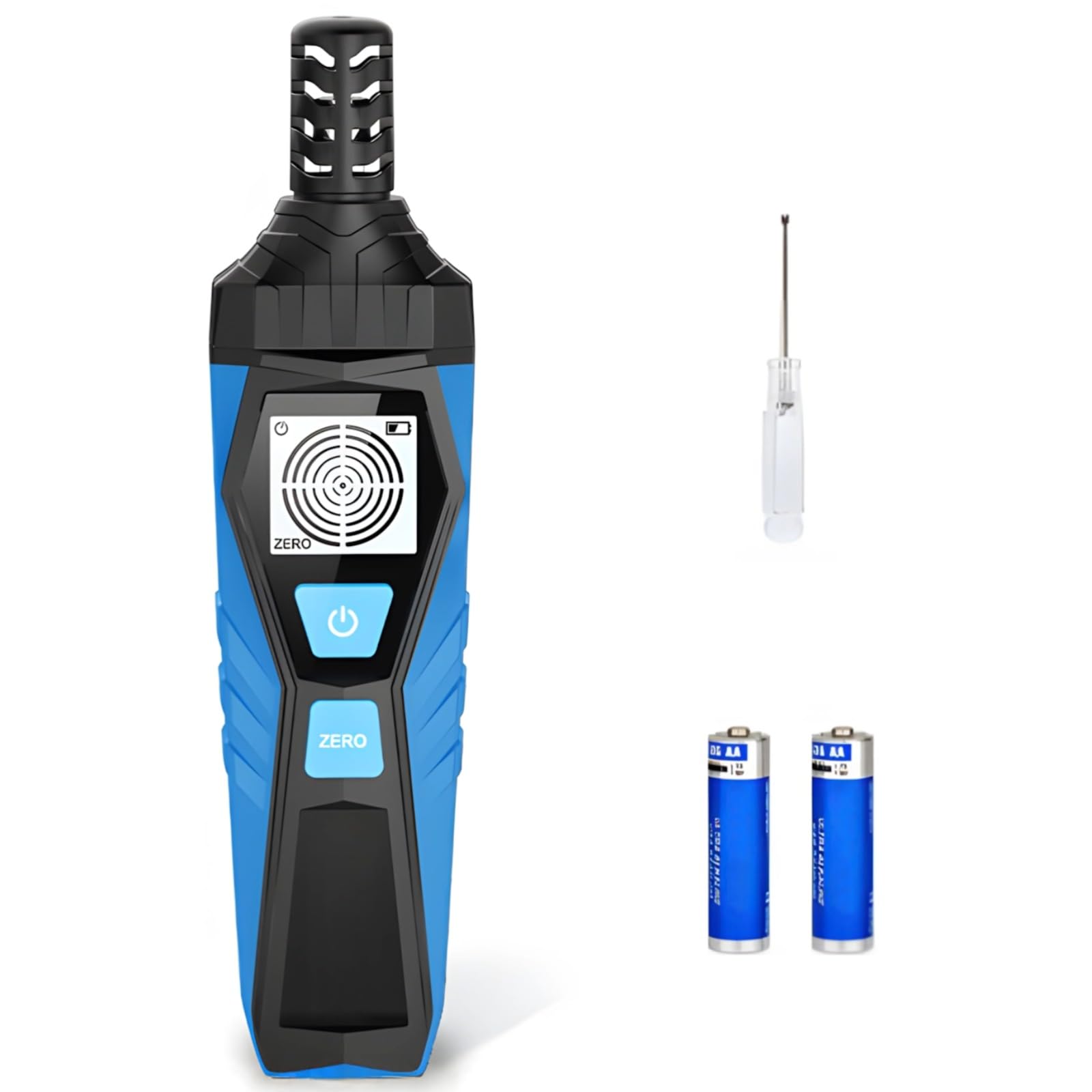 Tragbarer Gasdetektor für brennbare Gase, Tester für Erdgas und Kohlengas, ABS-Aufbau mit LCD-Display, schnelle Reaktion, mit Schraubendreher und Batterien, ideal für Prüfungen zu Hause