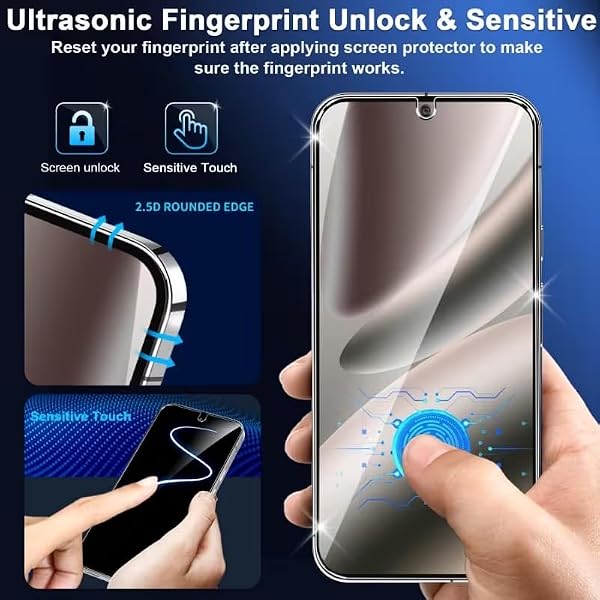 XDesign 3+3 Pack for Google Pixel 9 Pro Screen Protector 6.3 inch, 3 Pack Tempered Glass Screen Protector&3 Pack Camera Lens Protector by XDesign - Used condition - Image 3