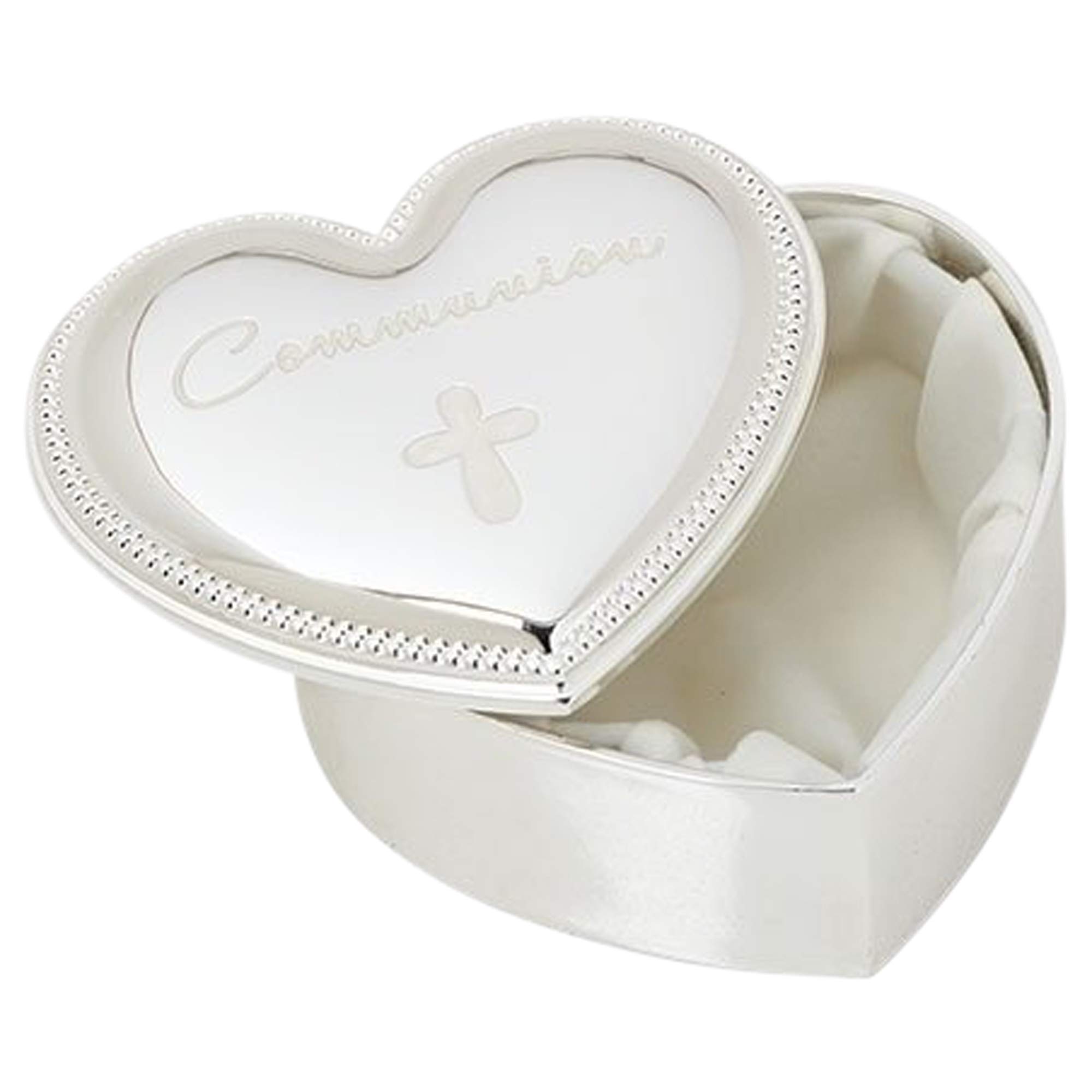 RomanRoman Giftware Inc., Caroline Collection, First Communion, 2.5" H Communion Heart Box,Religious, Inspirational, Durable (2x1x2)