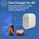 IBERLS 45W C-Type Rapid Charger Adapter Compatible with Pixel 10|10 Pro|10 Pro XL|10 Pro Fold|9|9A|9 Pro|9 Pro XL|9 Pro Fold|8|8A|8 Pro|Laptop|MacBook| Chromebook|Tablet, 45Watt Type C Fast Adaptor gallery image