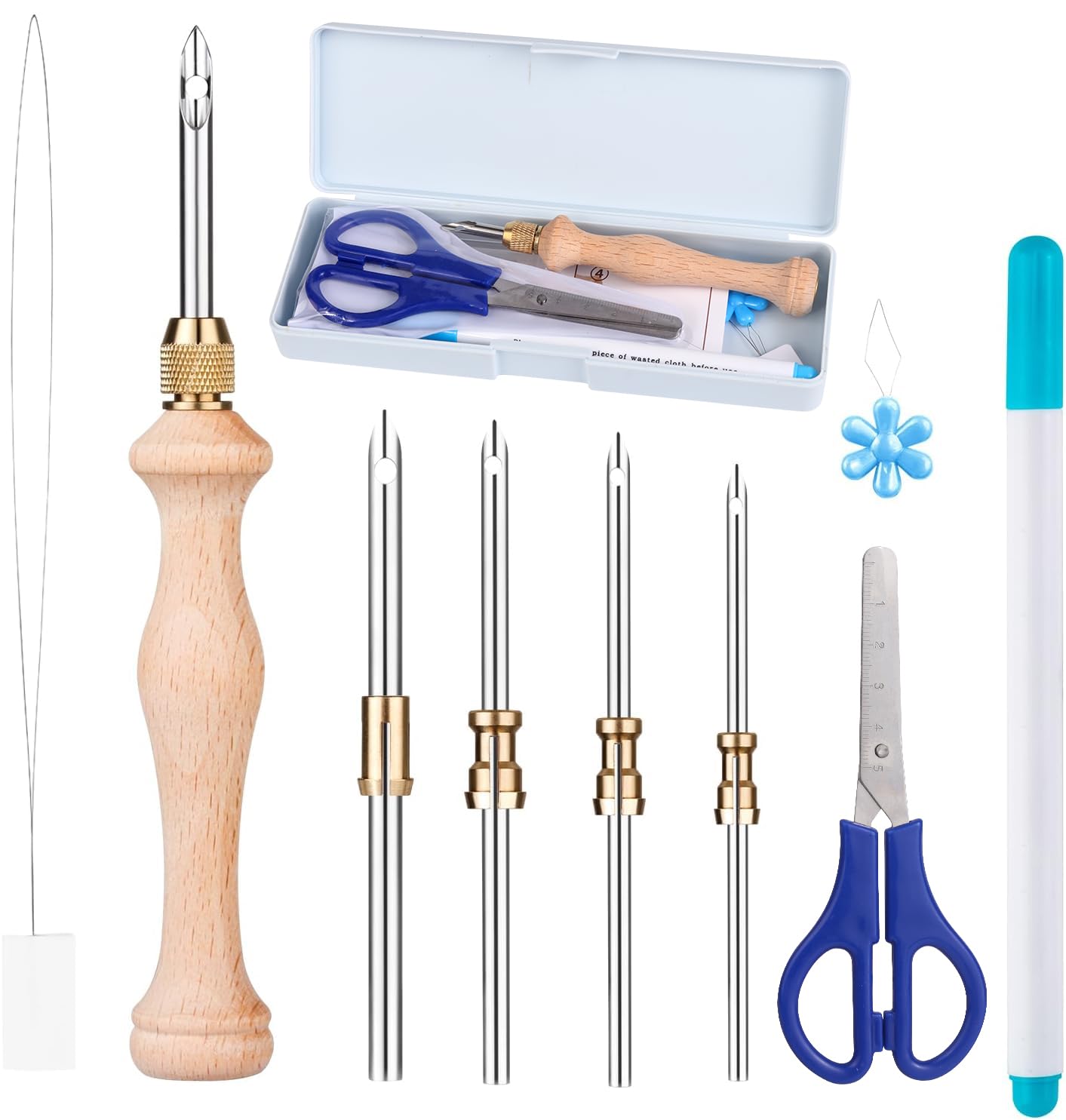 Amazon.com: Punch Needle Kit with Storage Box,Adjustable Punch