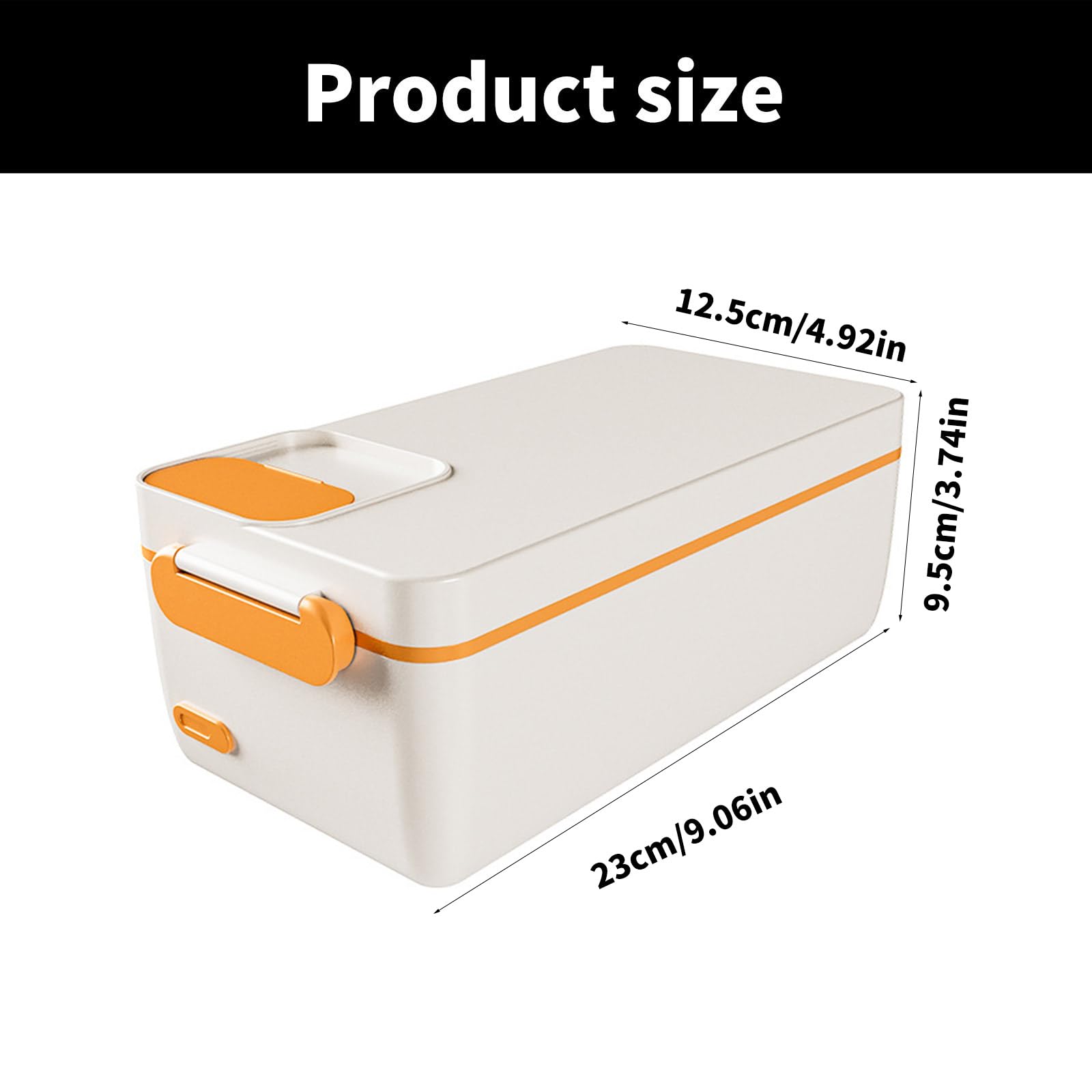 Pratico Riscaldamento Pranzo Organizzatori 3200mAh Scatola di Cibo A tenuta stagna 304Stainless Steel Studente Pranzo per Uso quotidiano Riscaldamento rapido Pasto