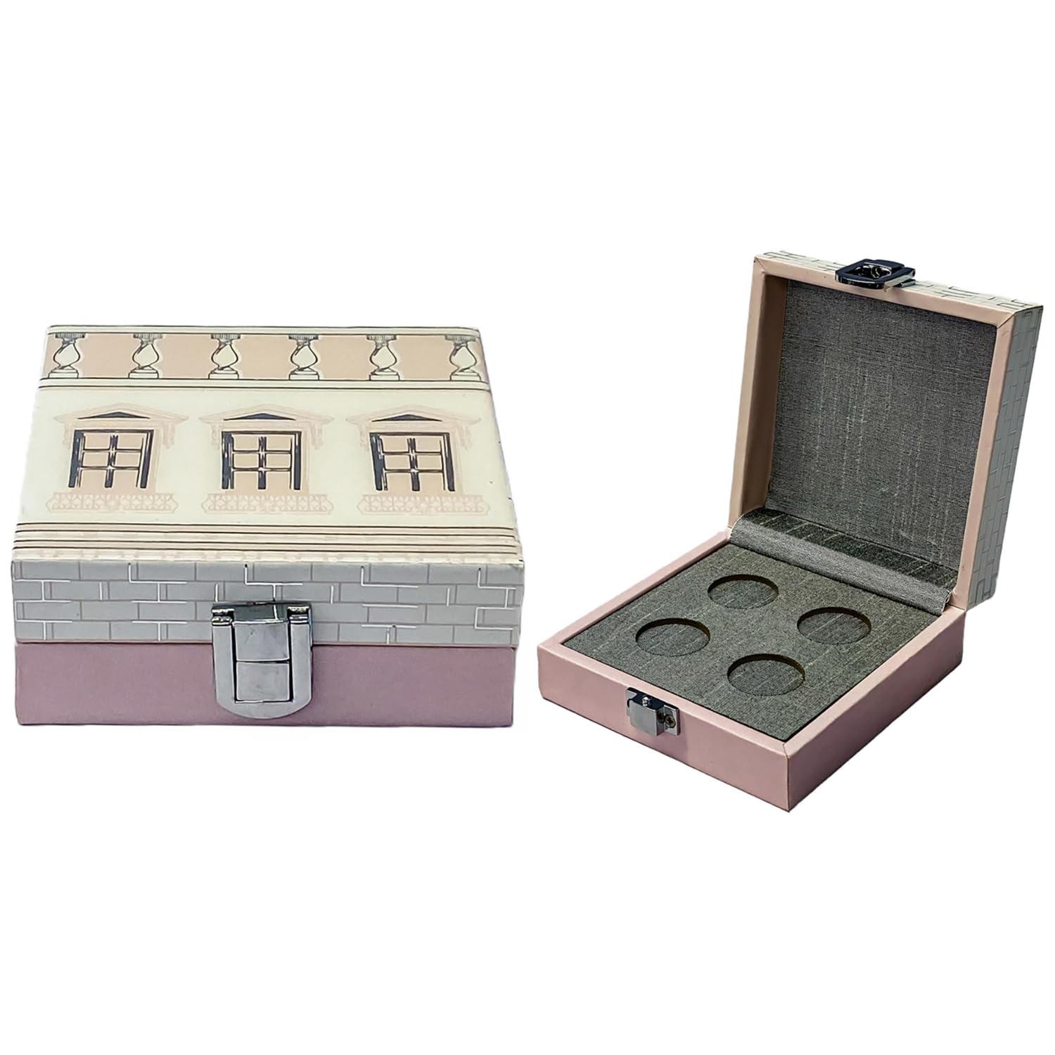 See full amazon price history chart for IZZHAAR Roman Wooden Four Coin Ginni Box - Handcrafted with Unique Prints for Gold & Silver Shagun Coins, Stylish Storage, Ideal Present for Indian Occasions (Pink) IZZHAAR Roman Wooden Four Coin Ginni Box - Handcrafted with Unique Prints for Gold & Silver Shagun Coins, Stylish Storage, Ideal Present for Indian Occasions (Pink) (B0BZDHVNBM) Amazon Price History, Amazon Price Tracker
