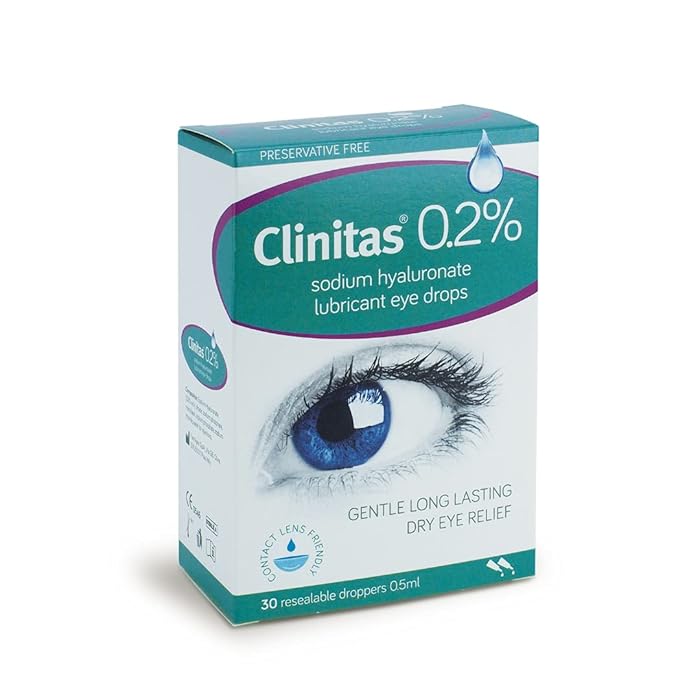 Buy Clinitas 0.2 Soothe Eye Drops for Dry Eye. Suitable for Contact