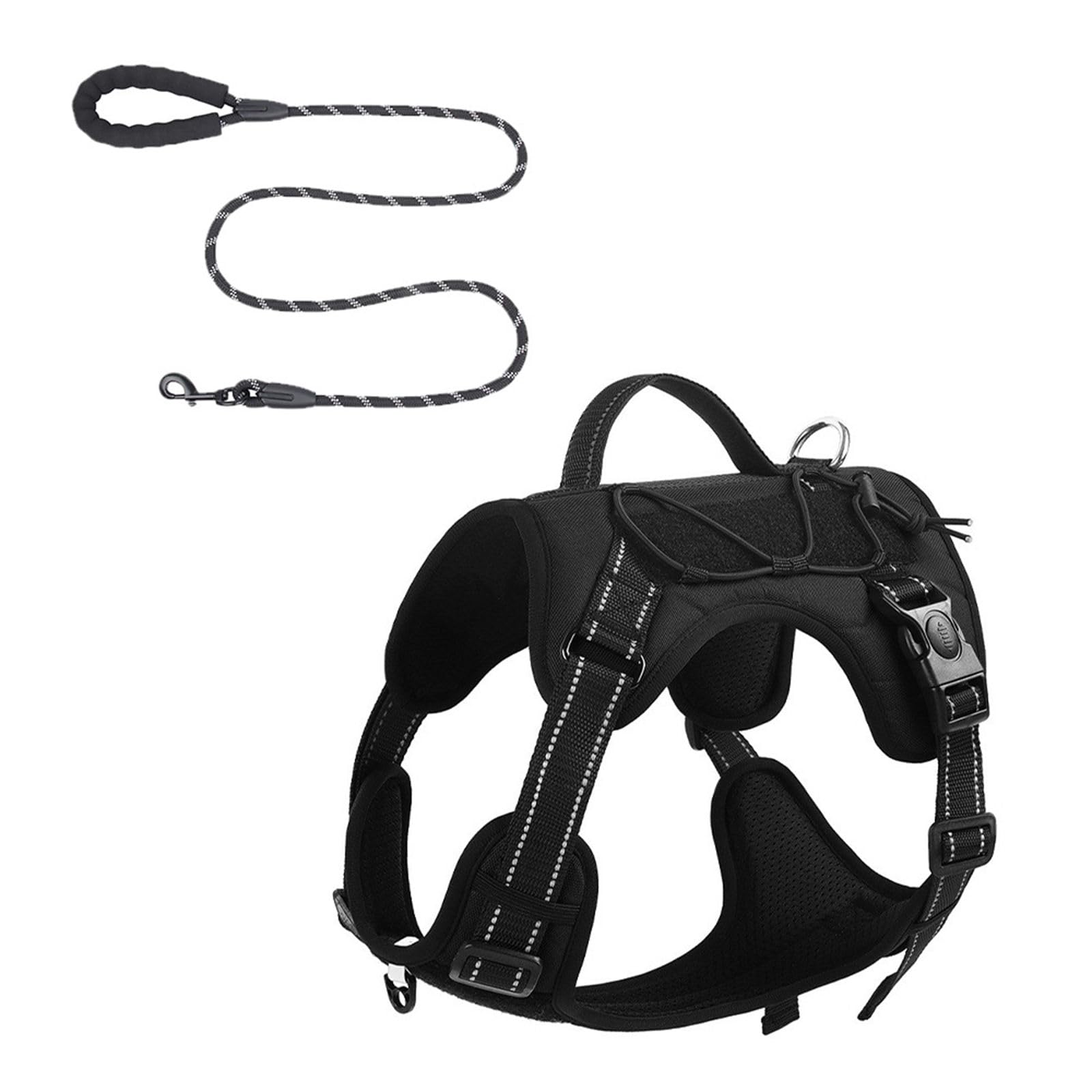 MICFENY Dog Vest Adjustable Training Harness for Large Dogs Harnesses Strong Multifunctional Leash Harness Soft Handle