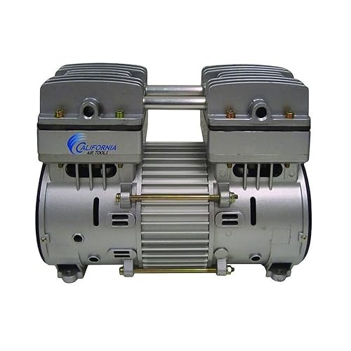 California Air Tools Motor compresor de aire ultra silencioso y sin aceite MP100LF 1.0HP