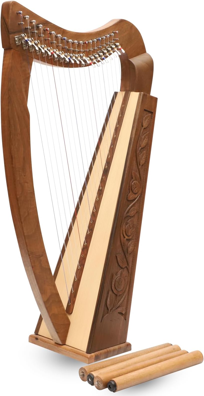 19 STRING TRINITY HARP WALNUT