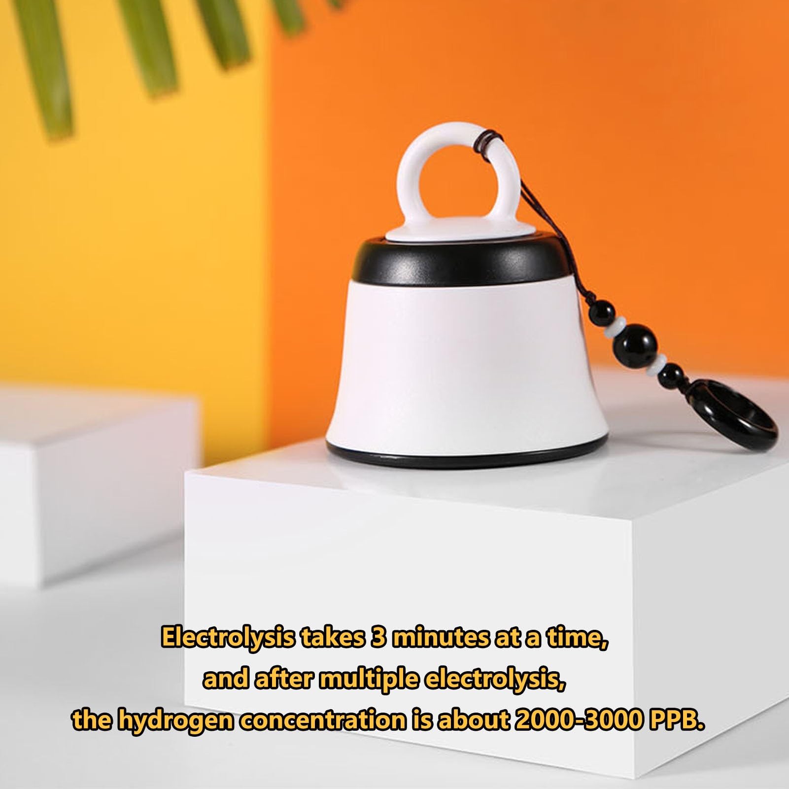 PAHION Máquina Portátil De Agua Rica En Hidrógeno Generador De Agua Rica En Hidrógeno Molecular Tecnología Avanzada SPE Y PEM 3 Minutos De Concentración De Hidrógeno Electrolítico 2000PPB