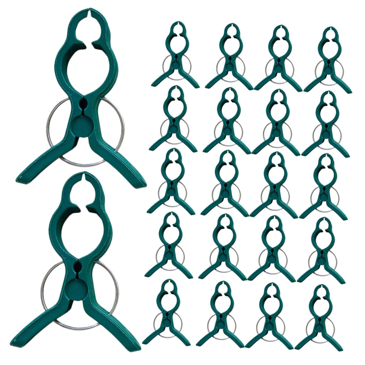 NOLITOY 60 Piezas Clips de Soporte para Plantas de Jardín Pinzas Resistentes para Tomates y Orquídeas Fijación Segura para Tallos y Enredaderas para Cultivo y Jardinería Doméstica