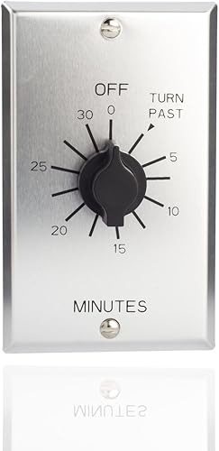 Miniatura 2 de Apagador de tiempo para pared con interruptor automático Sringwound estilo comercial serie C, 1