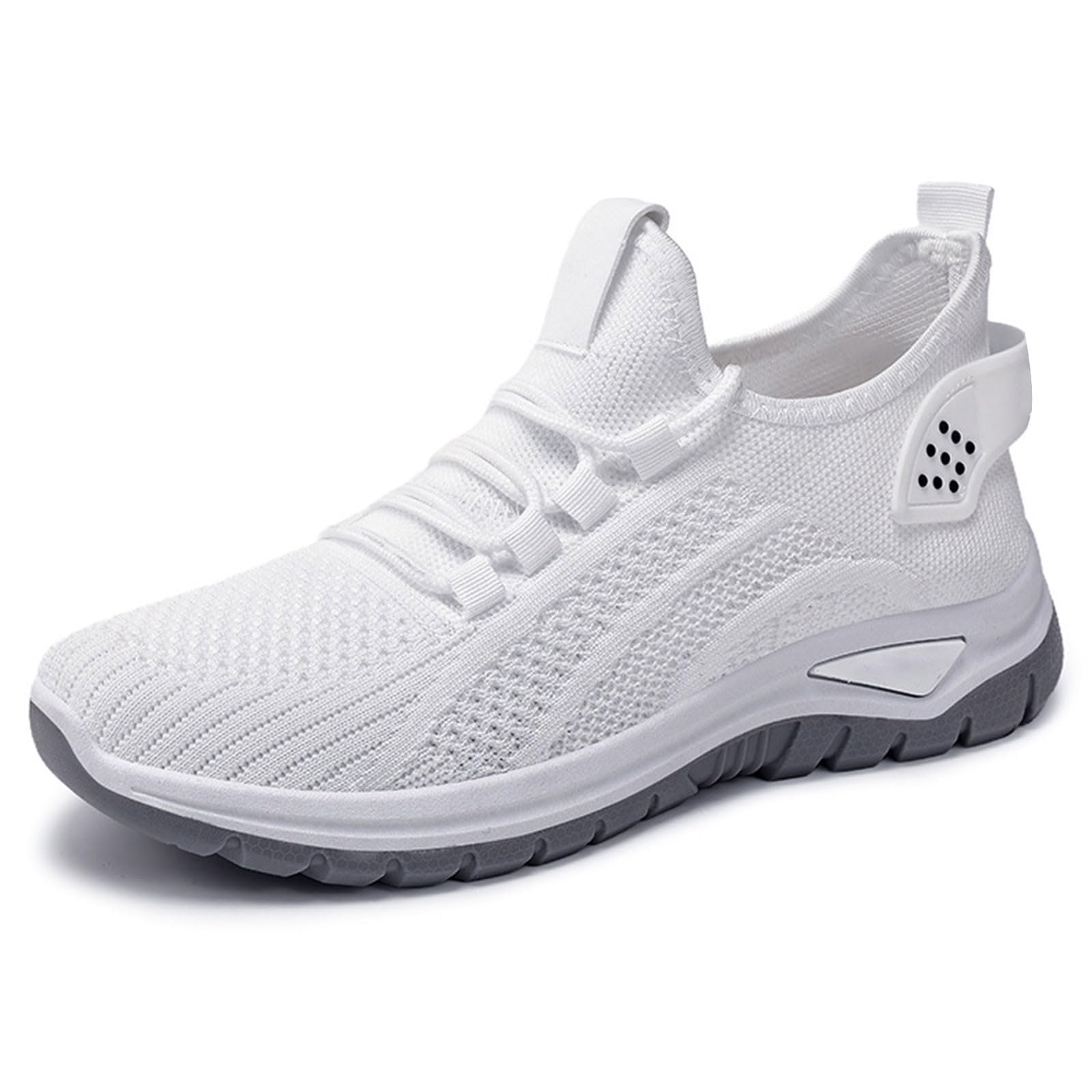 HOOUDO Zapatillas Caminar Mujer,Zapatillas Casual Mujer Deportivas Sin Cordones Malla Transpirable Slip-on Non Slip Ligero Zapatos para Pasear Caminar Correr Andar