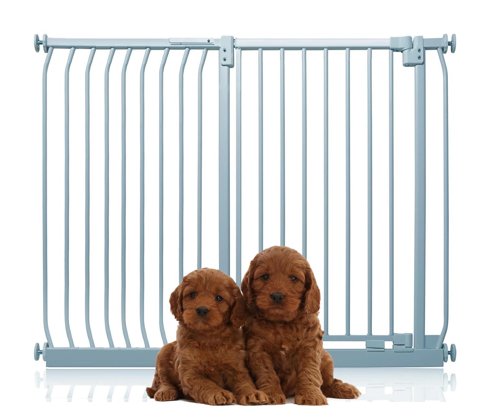 Bettacare Extra Tall Elite Dog Gate, 134cm - 143cm, Matt Grey, Extra Tall 100cm in Height, Pressure Fit Pet Gate for Dog and Puppy, Pet and Dog Barrier, Easy Installation