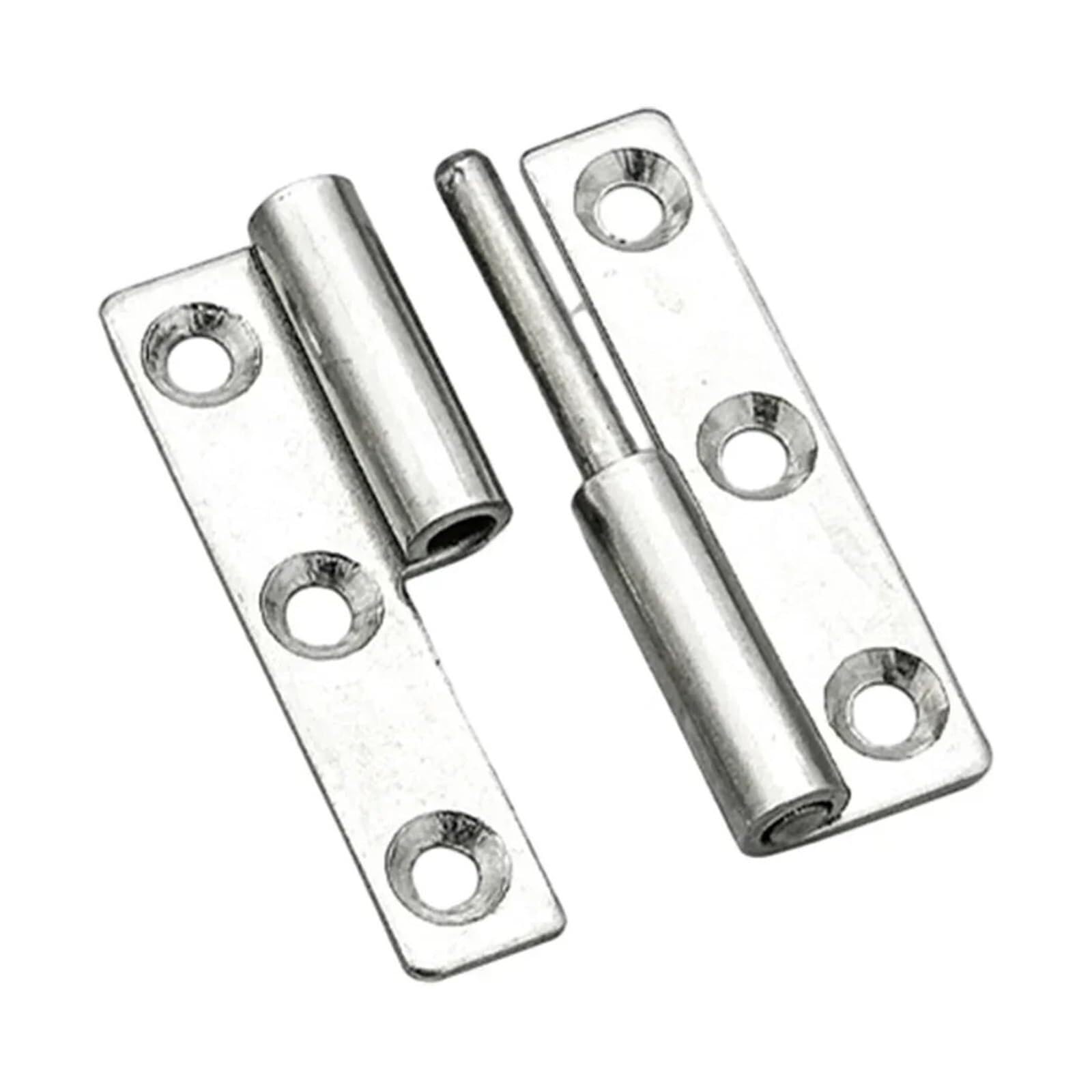 Yatingzhang Right Lift Off Hinges 4Pcs Lift Off Hinge Stainless Steel Flag Shape Detachable Removable(Right)