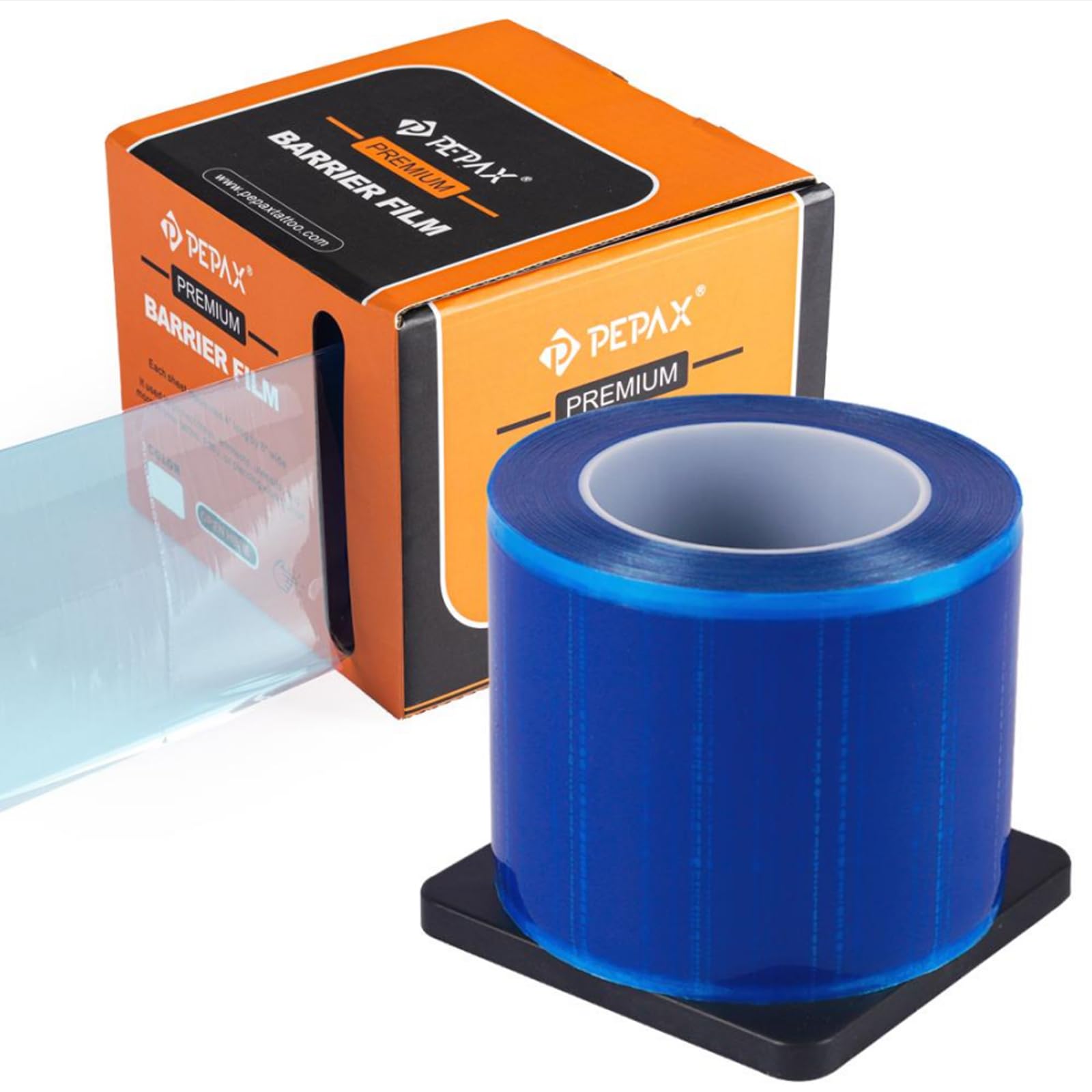 Premium pellicola barriera – 1200 fogli 15,2 x 10,1 cm rotolo pellicola blu dentale monouso per proteggere dalle infezioni
