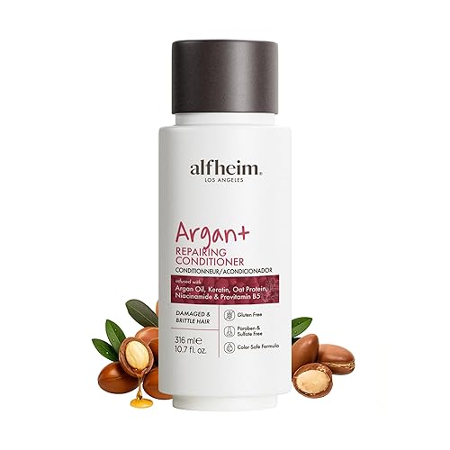 Miniatura 14 de ALFHEIM Coffee+ Acondicionador espesante para cabello fino, fino y débil con cafeína, biotina y aceite de café arábica, fórmula fortalecedora,