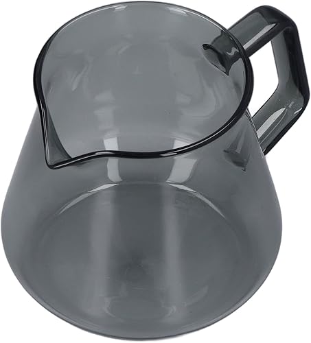 Miniatura 9 de Servidores de café, tetera, jarra de vidrio de repuesto, olla de café gris galvanizado, cafetera de mano de vidrio borosilicato alto para cocina de