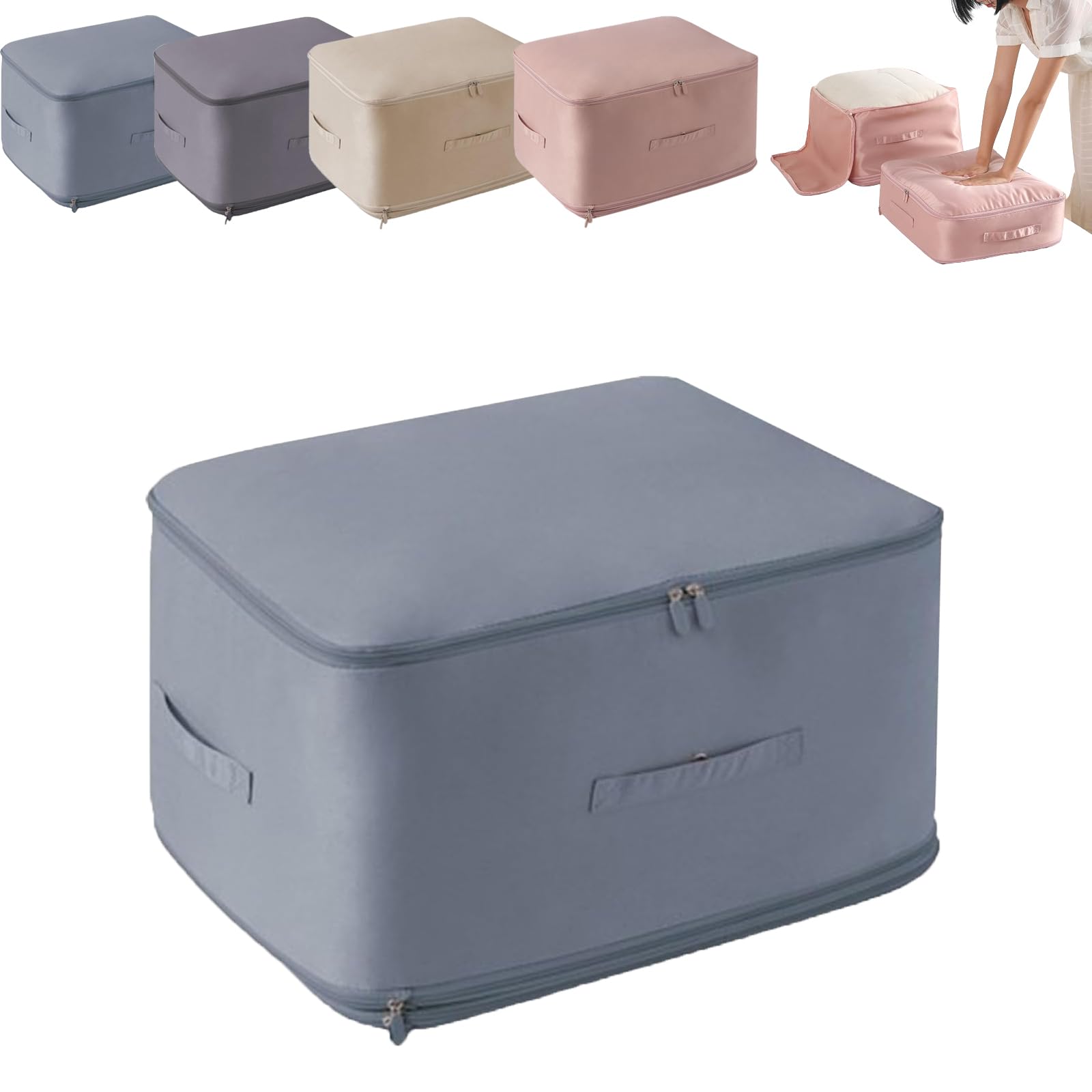 Space Master Ultimate Compression Bag - Ultra Compact Self-Compression Organizer, Storage Bags