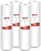 Vista 1 de SimPure Filtros de agua para sedimentos, 5 micrones, 50.8 cm x 11.43 cm, filtro de agua para toda la casa, reemplazo compatible para carcasa azul