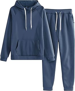 Two Piece Sets For Women Fall Fashion 2025 Sweatsuit Set Hoodie Sweatshirt Sweatpants Lounge Set Airport Outfits