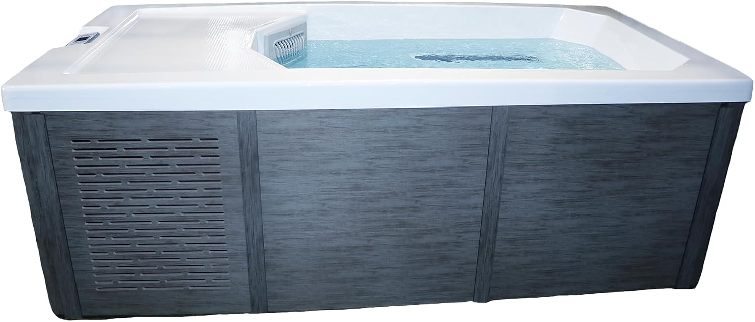 Liberty Spas KH-10191 Model Chill 1000 Cold Plunge Tub; CLIM8ZONE II Inverter Heat Pump; Built-in Multi-Color LED Lighting; 110V; Locking Hard Top Cover Included