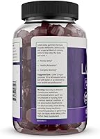 Vista 9 de Nested Naturals Luna Sleep Gummies - Gomitas de Melatonina No Formadoras de Hábito de 3mg con L-Teanina, Raíz de Valeriana, GABA y Melisa - Gomitas