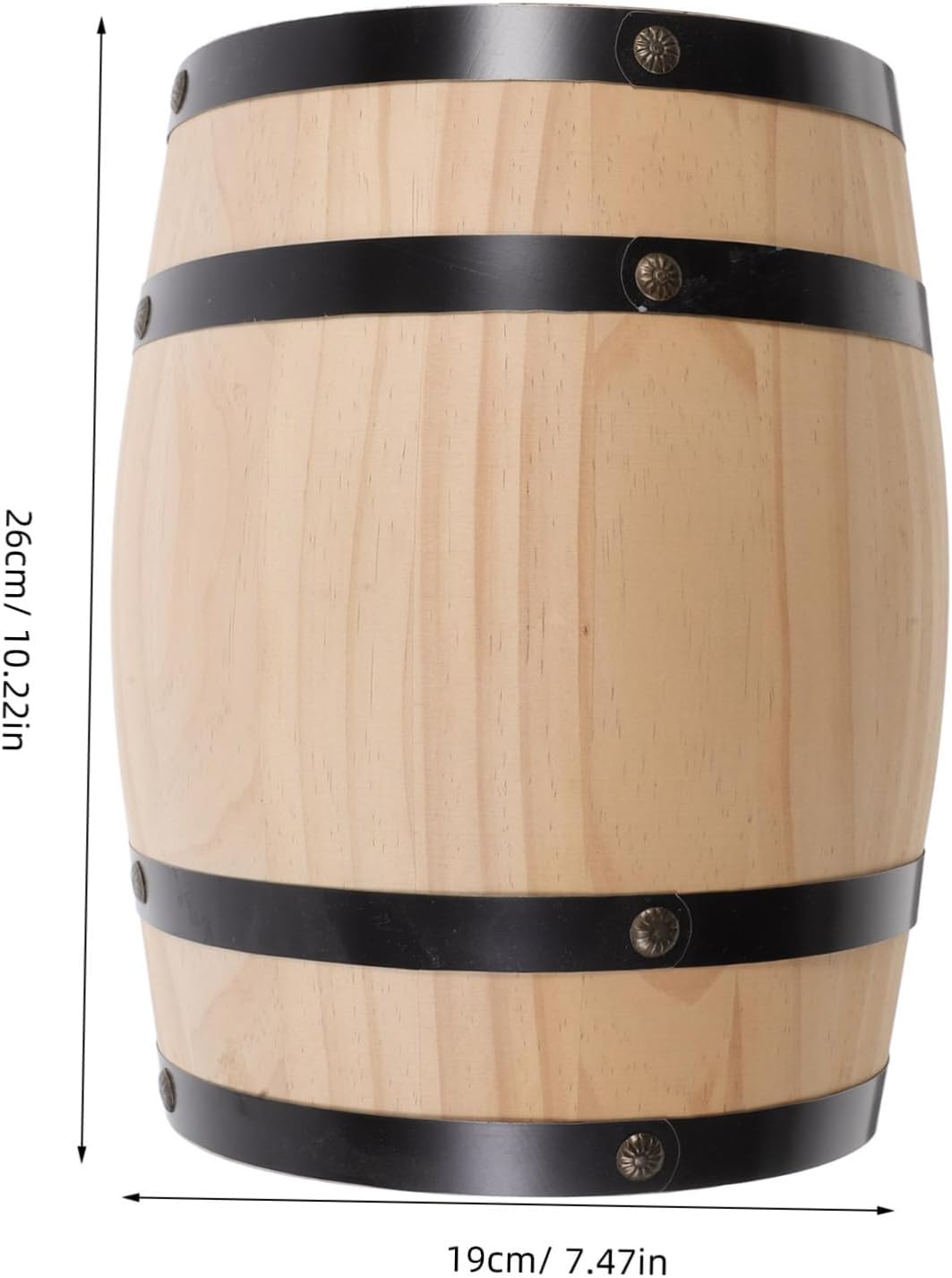 Cabilock Wooden Wine Barrel Ornament Decor for Bar Natural Aroma Enhancer for Home