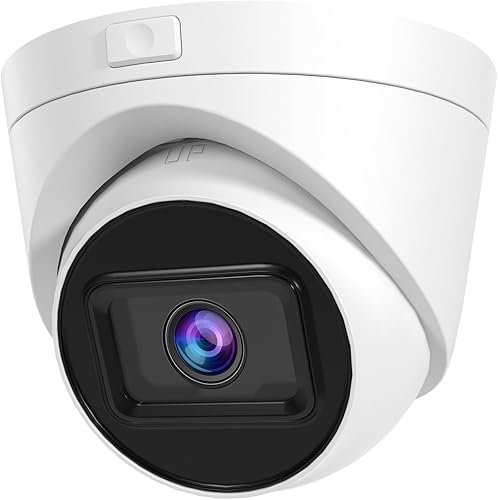 Anpviz Cámara de zoom óptico 4X, detección de humanos y vehículos, visión nocturna infrarroja, cámara IP PoE de 5 MP para exteriores e interiores