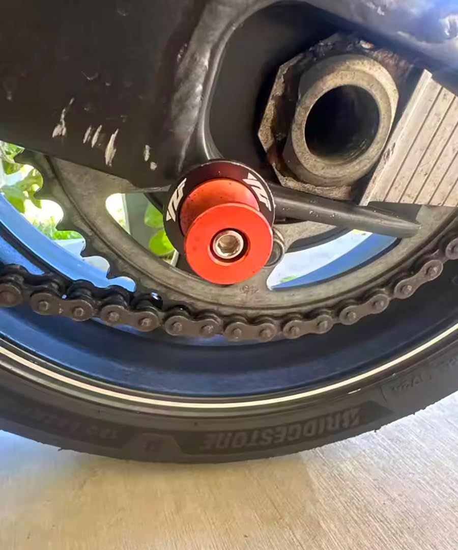 pour Yamaha YZF R125 R1M R1 R6 R7 R9 R25 R3 YZF-R1 YZF-R6 YZF-R7 YZF-R9 Diabolos Moto M6 Accessoires, Support de béquille Bobbins arrière M6 Support de Montage Adaptateur oscillant