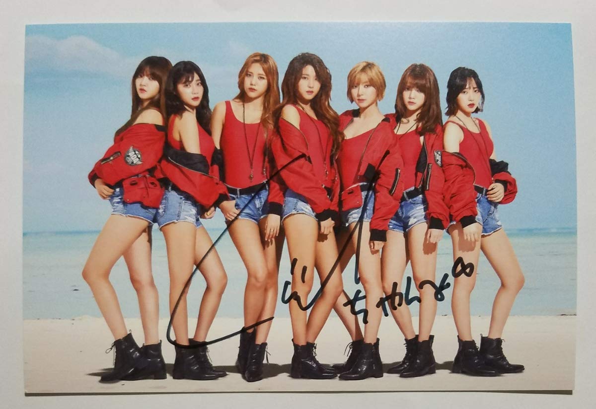 Amazon.co.jp: AOA チャンミ 直筆サイン入り ポストカード GOOD LUCK 