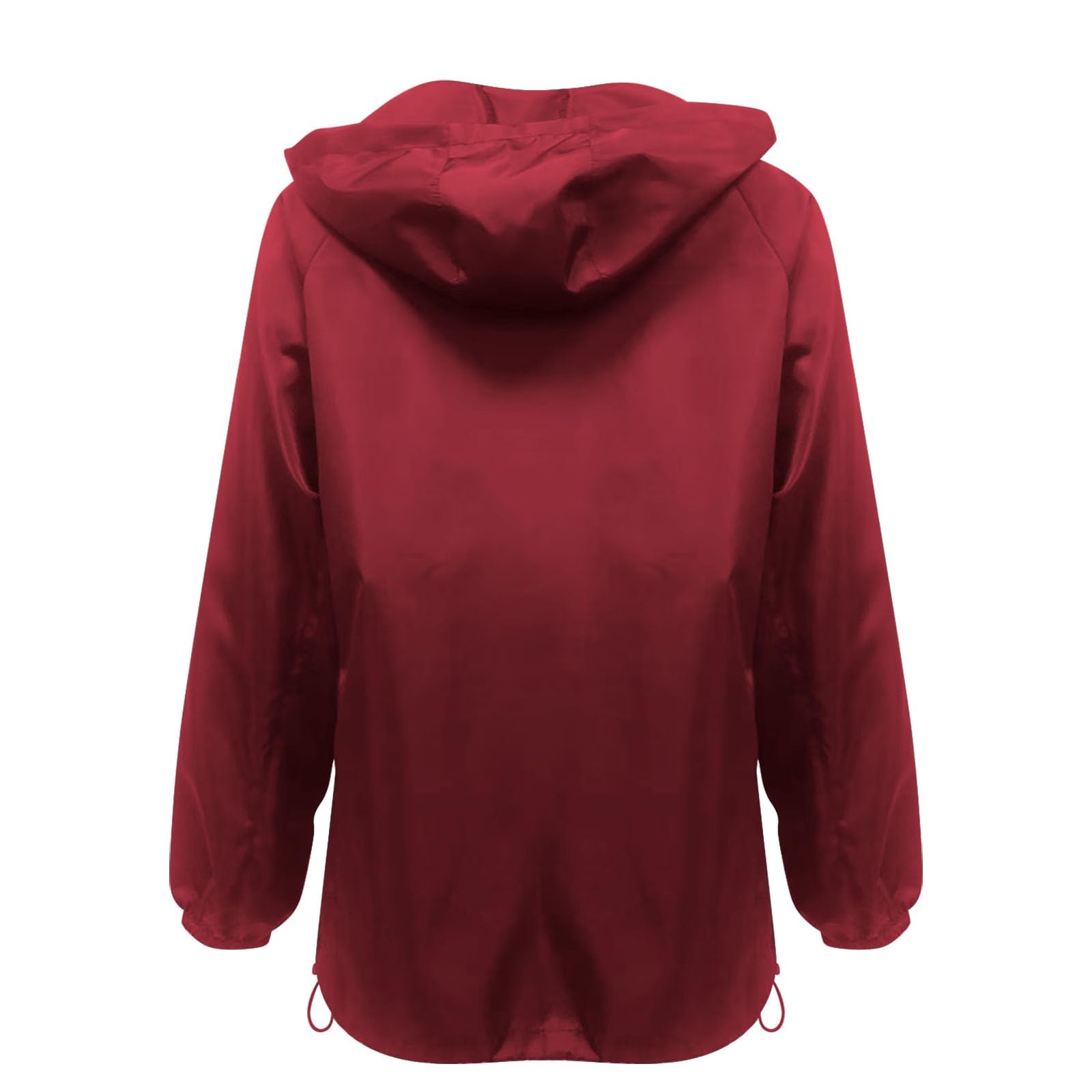 Impermeabile Da Donna Giacca Antipioggia Leggera A Con Cappuccio Per Esterni Giubbotti Impermeabili Trasparente Giubbino Antivento Pioggia Anti Womens Rain Jacket Moto Completo Vento