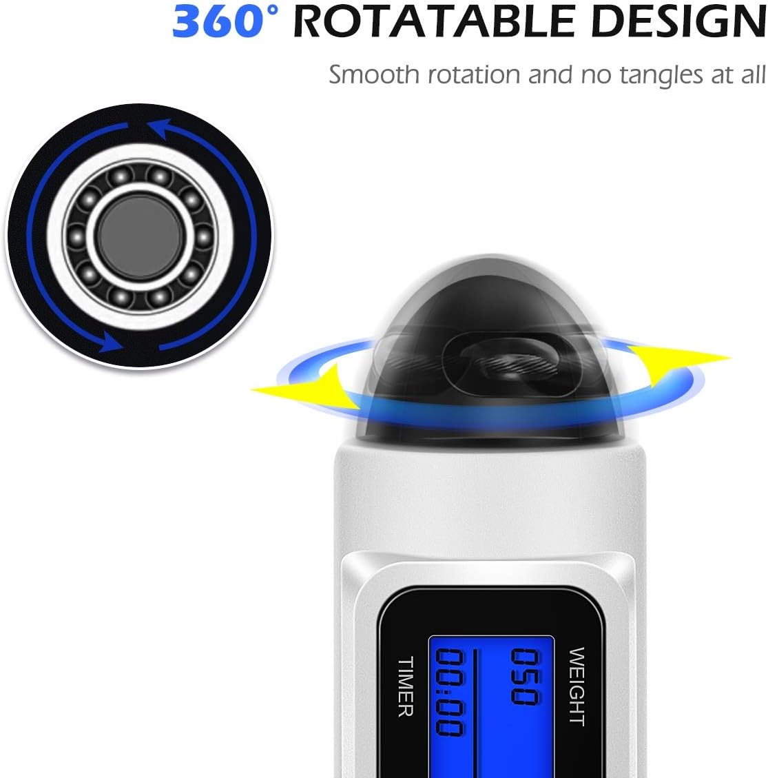 Digital Counting Jump Rope Jump Rope -free Skipping Rope for Boxing Training Weight Loss Exercise Workout
