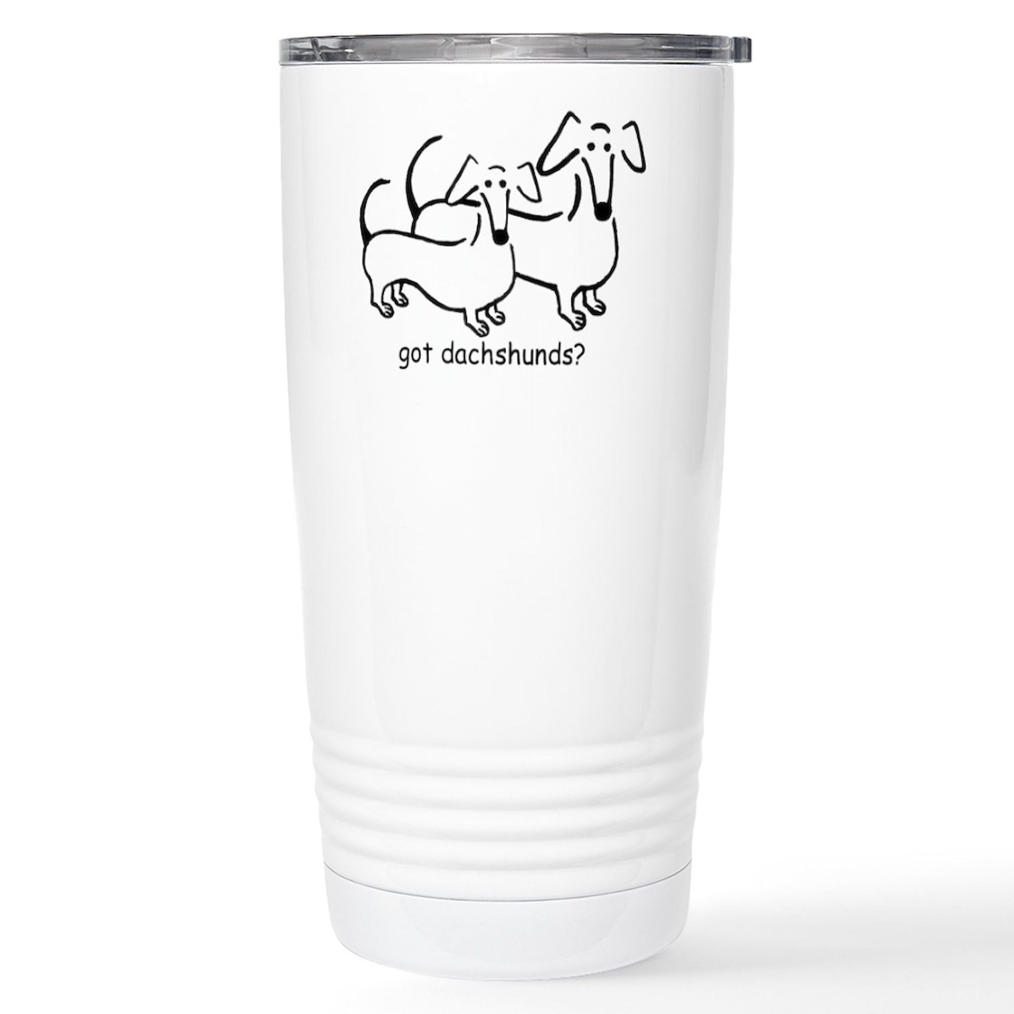 CafePress Got Dachshunds Stainless Steel Travel Mug 20 oz. Insulated Stainless Steel Coffee Tumbler